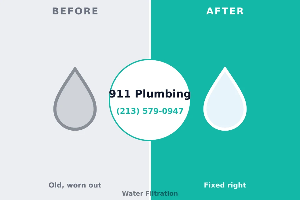 Before and after: plumbing repair South Yarmouth, MA